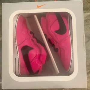 New Baby Hot Pink Nike Air Force One Size 3C